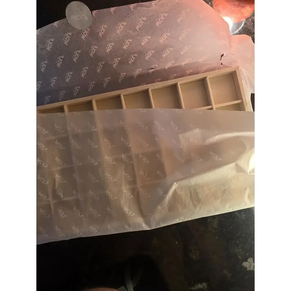 Wolf Vault Tray Earring Insert Beige, 32 Compartments